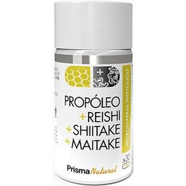 Prisma Natural Propoleo + Reishi + Shiitake + Maitake 30 caps Prisma Natural Propoleo + Reishi + Shiitake + Maitake 30 caps