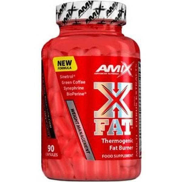 Amix X-Fat Termogênico 90 Cápsulas Suplemento Termogênico - Contém Guaraná e Cafeína.