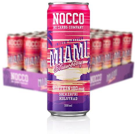 Nocco Miami Limited Edition Bcaa Cafeina 180mg Fresa