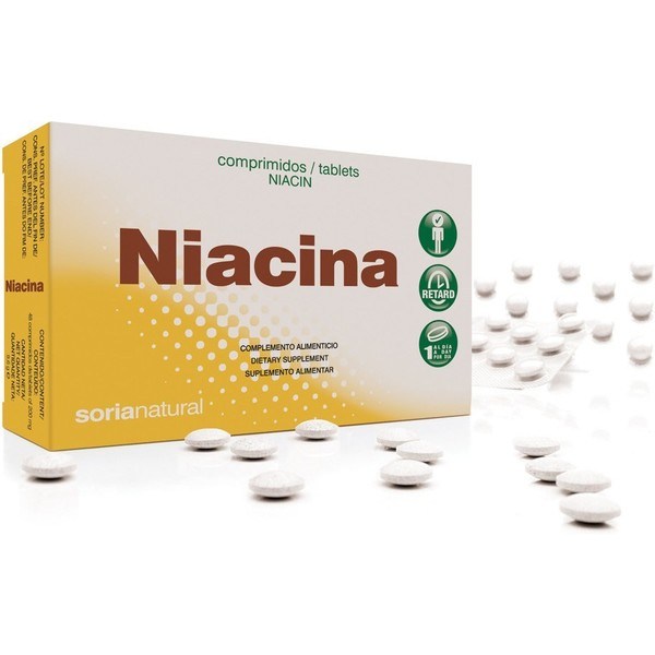 Soria Natural Niacinamida (Vit. B3) 200 Mgrs. X 48 Retard