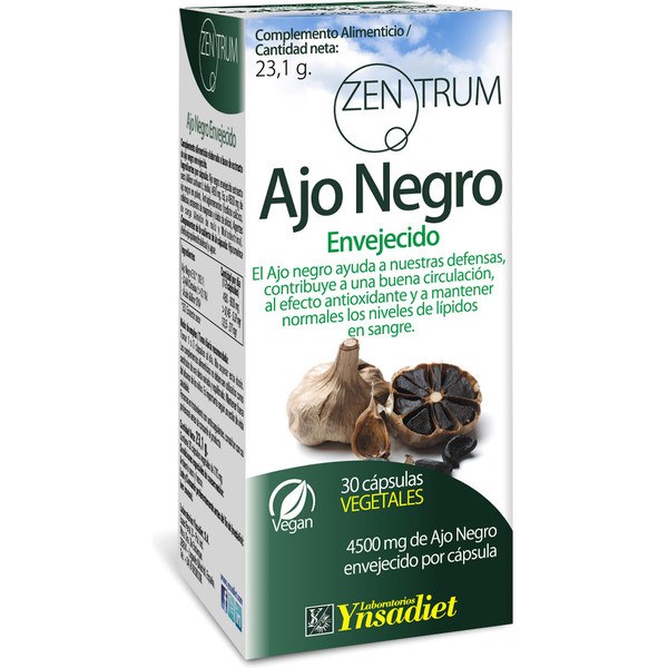 Ynsadiet Zentrum alho preto espinheiro oliveira 30 cápsulas