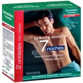 Somatoline Cosmetic Cintura y Abdomen 7 noches 2 botes x 150 ml Somatoline Cosmetic Cintura y Abdomen 7 noches 2 botes x 150 ml