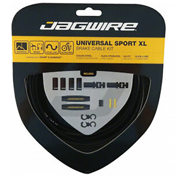Jagwire Sport Xl Shifter And Brake Kit (sram/shimano/campagnolo) Noir
