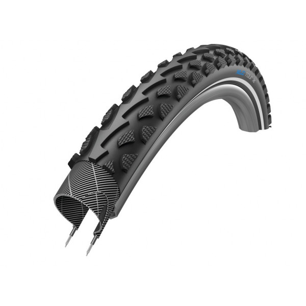 Xlc Vt-c05 Cubierta Tour-x 24x2.0 (50-507) Negro Reflectante