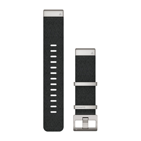 Garmin Correa De Reloj Quickfit 22 Nailon Jacquard Negro