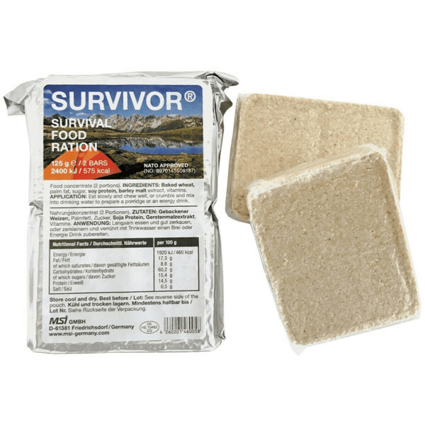 Msi Survivor® Survival Food Ration 125 Gr