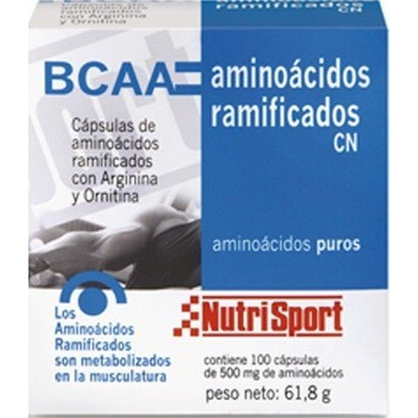 Nutrisport Verzweigte Aminosäuren CN (BCAA) 500 mg x 100 Kapseln