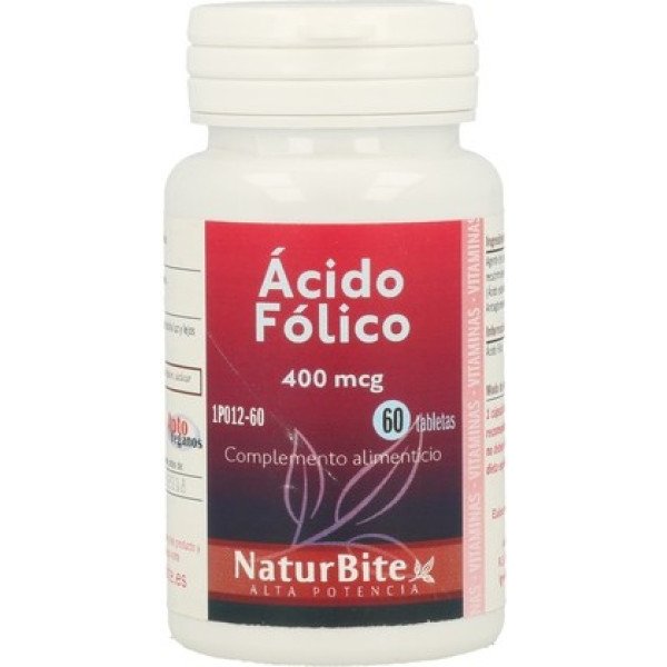 Naturbite Acido Folico 400 Mcg 60 Tab