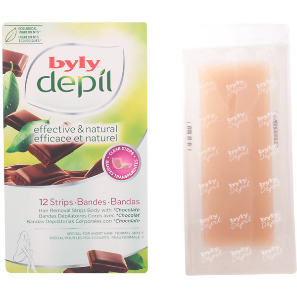Byly Depil Bandas Corporales Chocolate 12 Uds Mujer