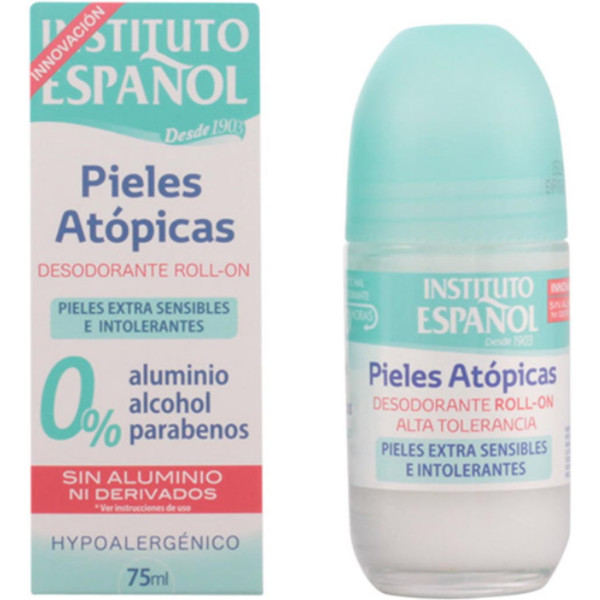 Spaans Instituut Atopische Huid Deodorant Roll-on Gevoelige Huid 75 Ml Unisex