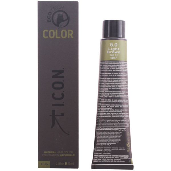 I.c.o.n. Ecotech Color Natural Color 5.0 Light Brown 60 Ml Unisex