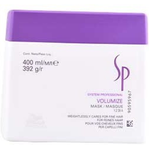 System Professional Sp Volumize Mask 400 Ml Mujer