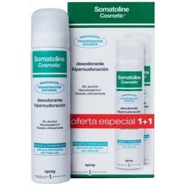Pack Somatoline Desodorante Hipersudoración 2botes x 75 ml Pack Somatoline Desodorante Hipersudoración 2botes x 75 ml
