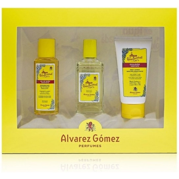 Alvarez Gomez Agua Colonia Concentrado Spray 80ml + Emulsion 75ml + Gel Baño 90ml