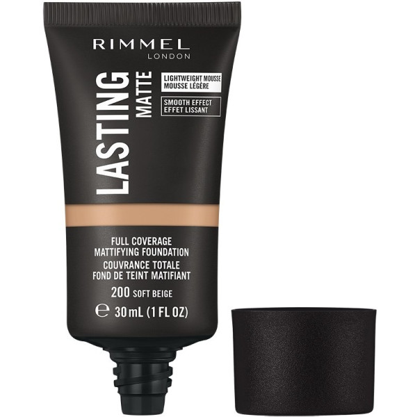Rimmel London Lasting Matte Foundation 200-soft Beige Femme