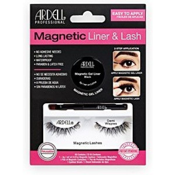 Ardell Magnetic Liner & Lash Demi Wispies Liner + 2 ciglia unisex