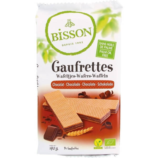 Bisson Gaufrettes Chocolat 190 G