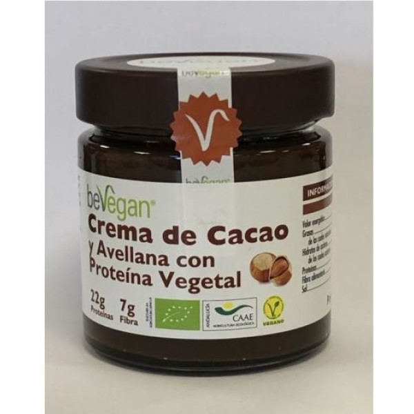 Bevegan Crema De Cacao Y Avellanas Con Proteina Vegetal 20